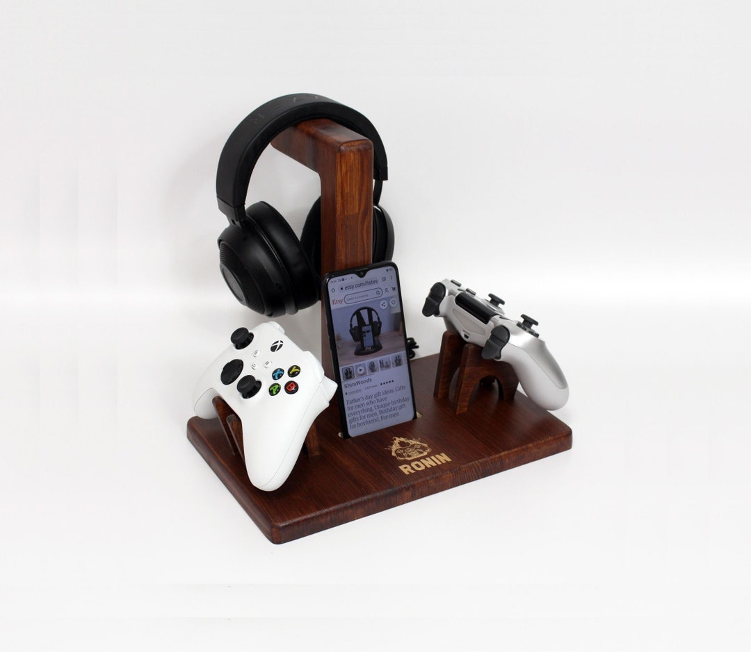 Personalized Gaming Controller Stand Gamer Gifts Headphone Etsy