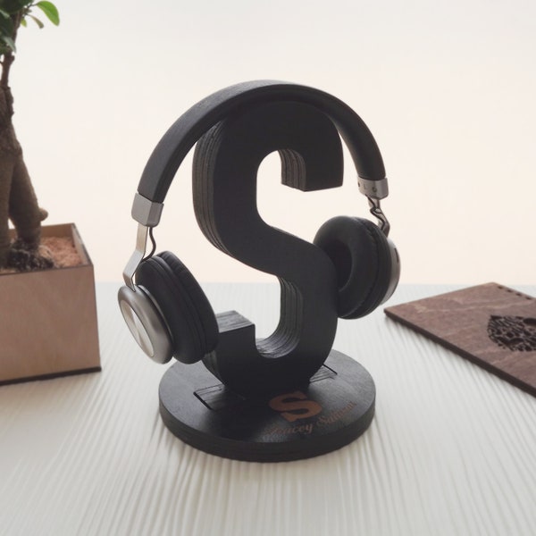 Wood Headphone Stand Etsy Canada