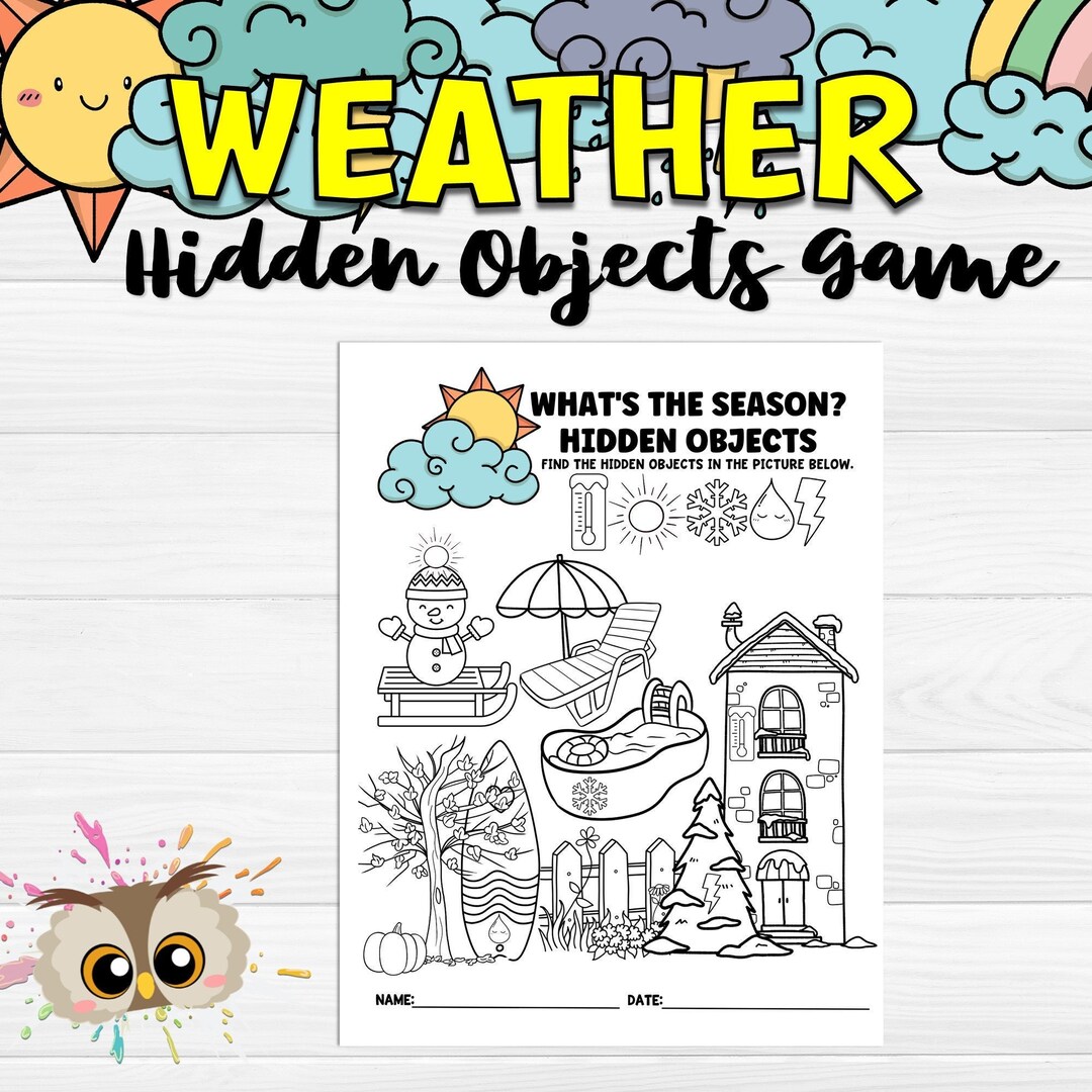 hidden-object-game-four-seasons-worksheets-science-coloring-page-weather-activities-homeschool-printables-learning-page-download-etsy for Find Items In Picture Game Free Printable Hidden Object Game, Four Seasons Worksheets, Science Coloring Page, Weather Activities, Homeschool Printables, Learning Page, Download - Etsy for Find Items In Picture Game Free Printable