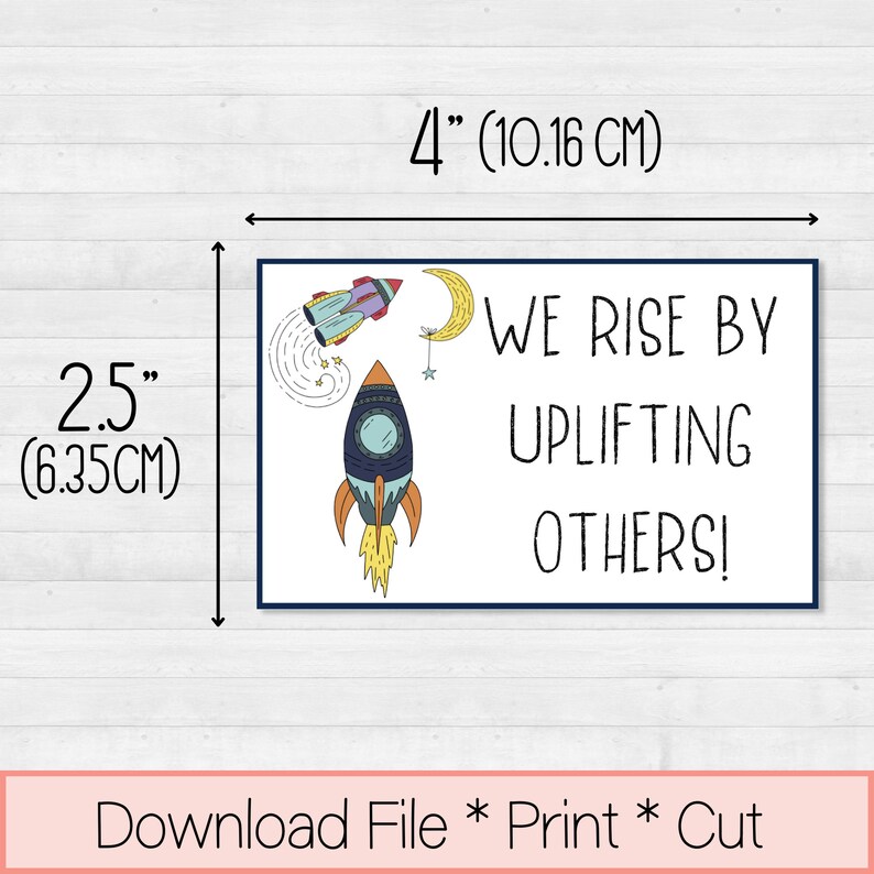 Lunchbox Notes Printable, Affirmation Cards for Kids, Space Gifts for Girls, Printable Gifts, School Lunch Notes, Encouragement Cards image 3