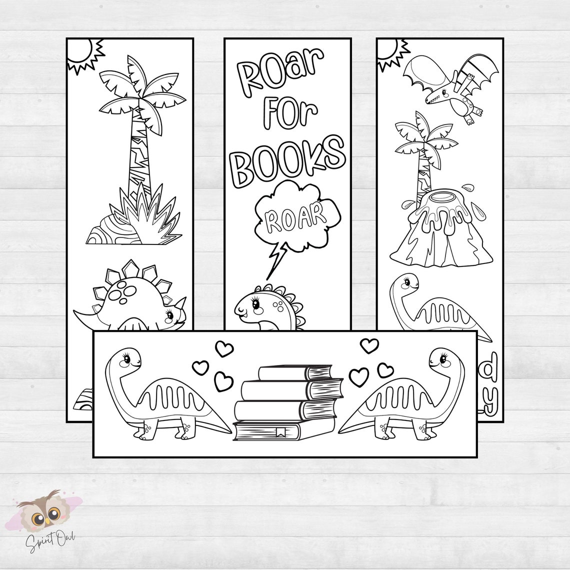 Printable Bookmarks For Kids Dinosaur Printable Bookm vrogue.co
