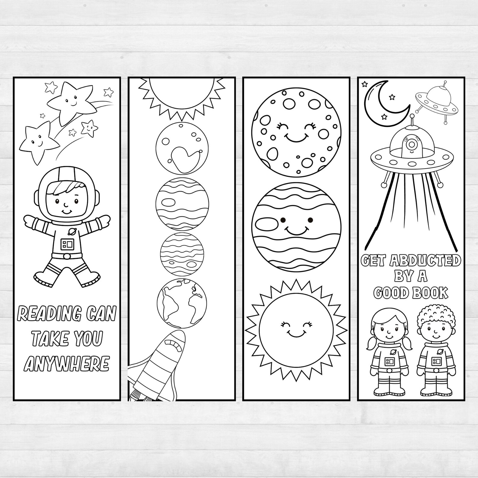 Astronaut Bookmarks for Kids Space Party Favors Space Gifts | Etsy
