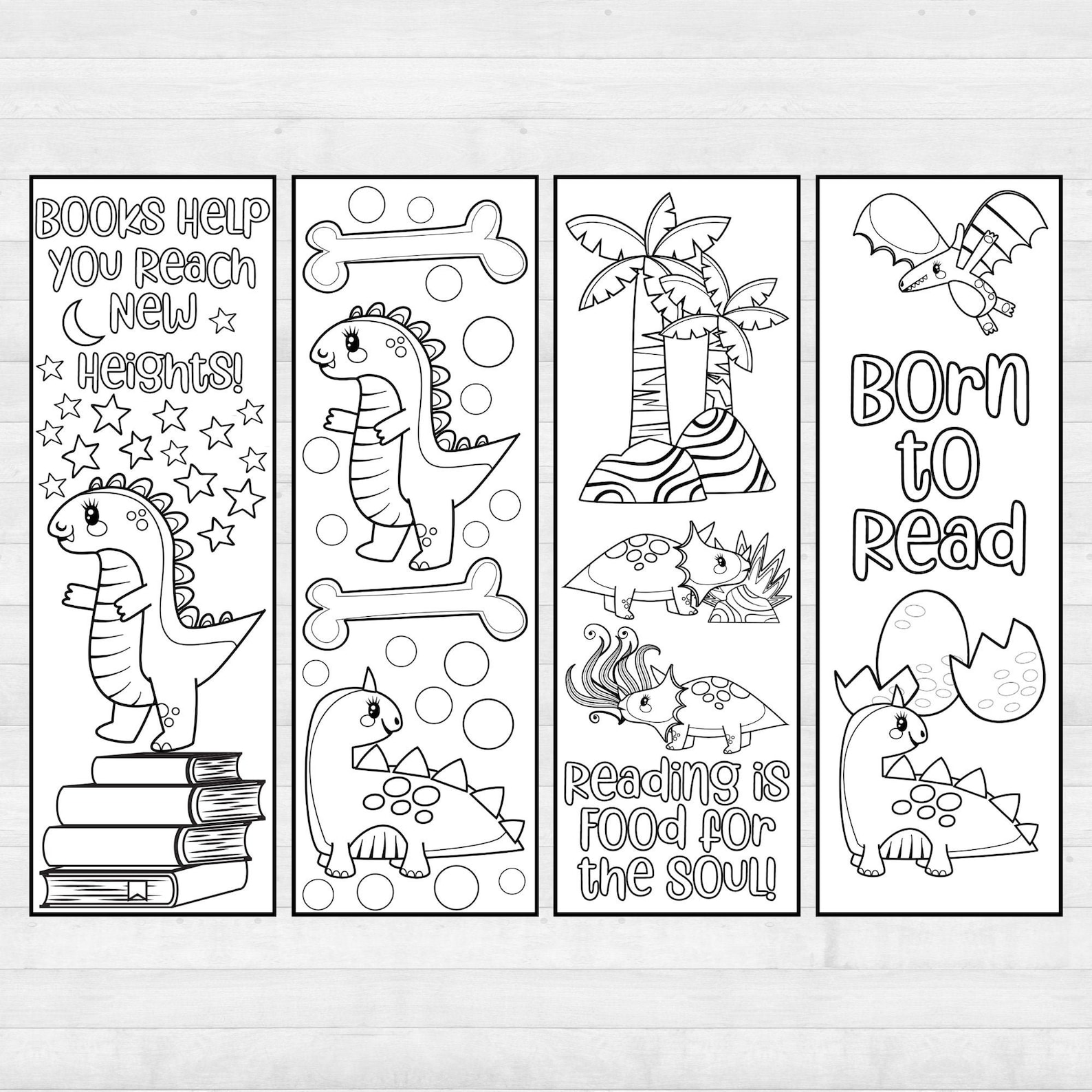 dinosaur-coloring-bookmarks-set-of-8-digital-download-color-etsy