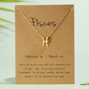 Pisces Necklace Etsy Canada