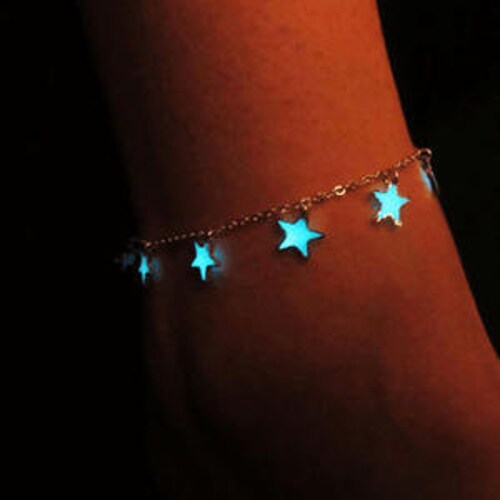 Macrame Glow in the Dark Bracelet - Etsy