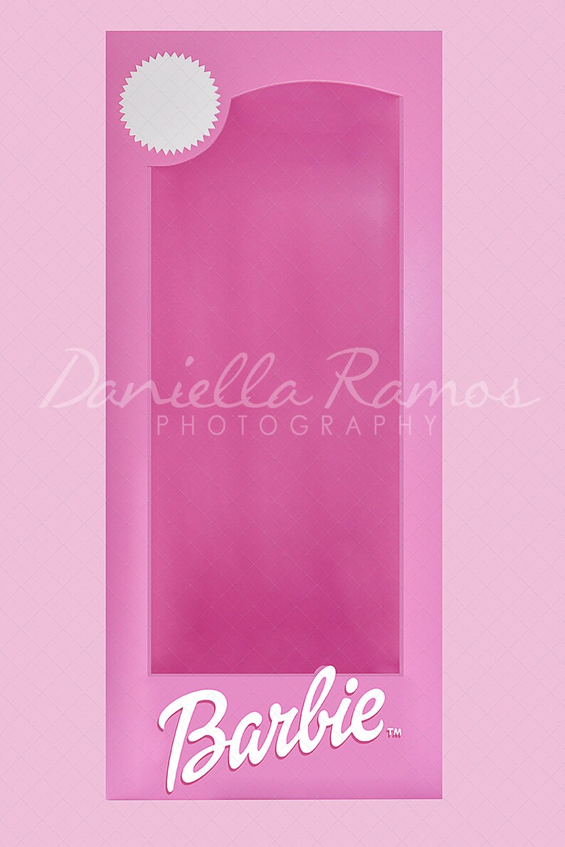 Barbie Box DIGITAL Backdrop/background Etsy