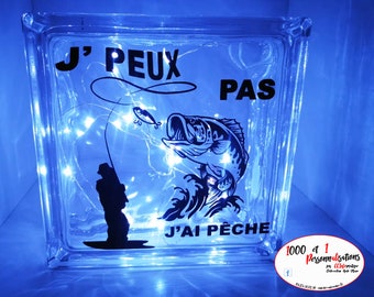 Pavé de verre lumière d'ambiance, personnalisé