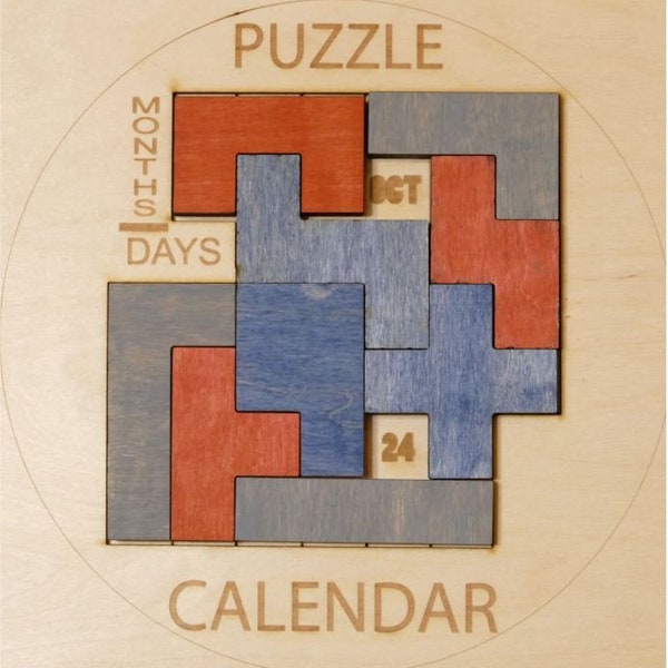 Puzzle a Day Calendar Etsy UK