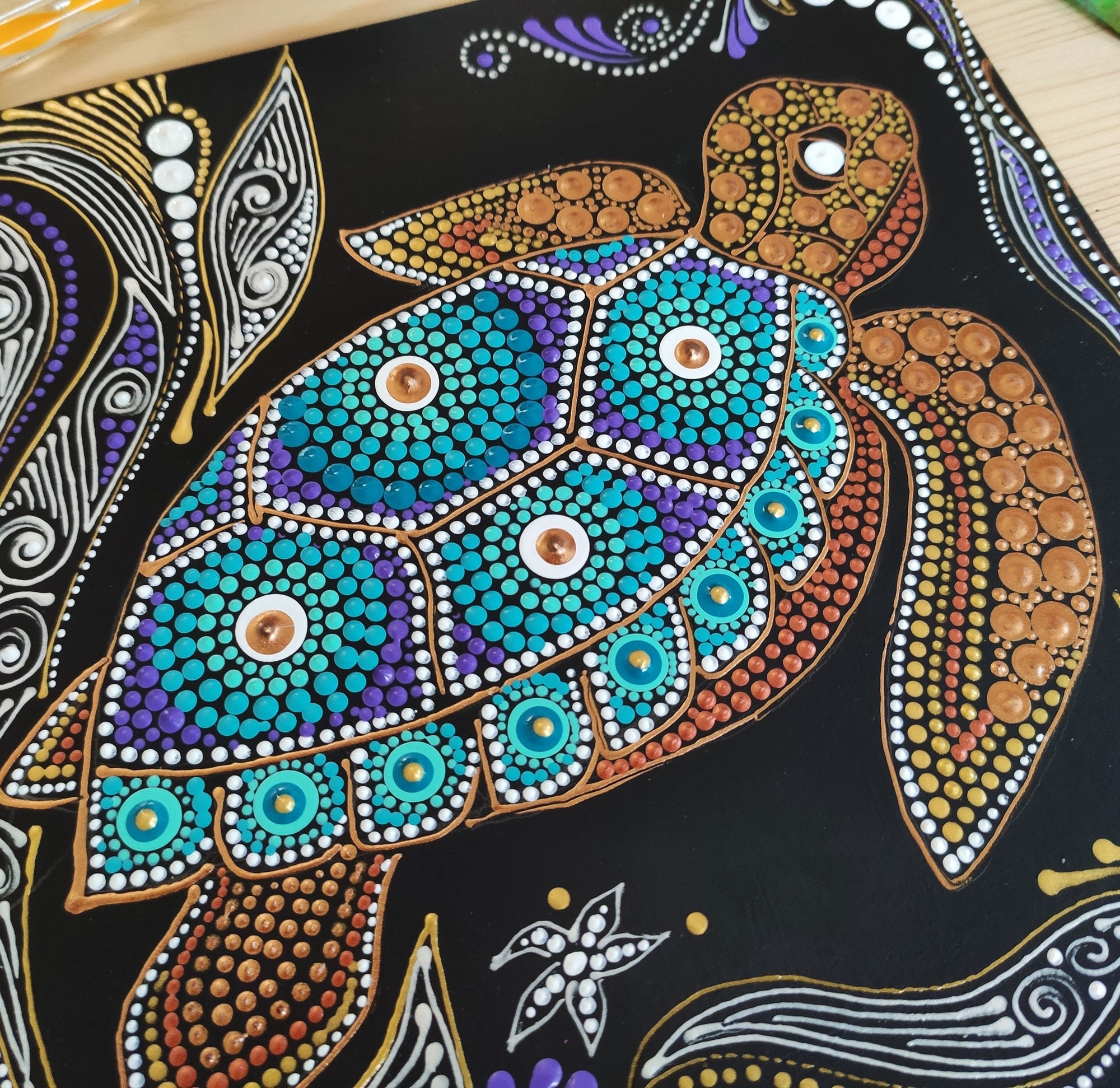 Aboriginal Art Sea Turtle