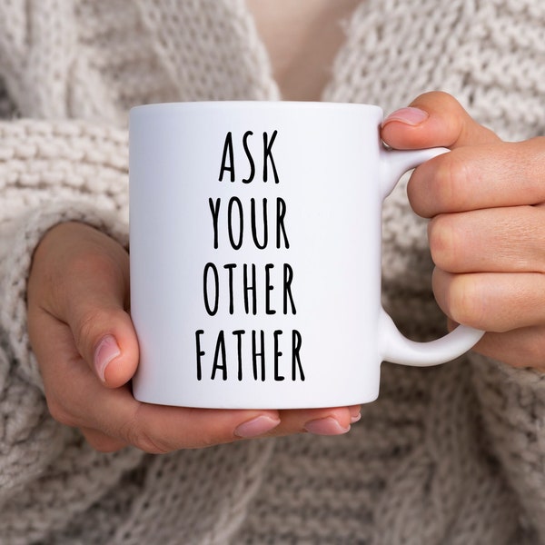 LGBTQ Father's Day mug, Gift for Gay Dad, Queer Fathers Day Gift, Funny Gift for My Two Dads, Best Dads Present, LGBTQ Birthday Gift