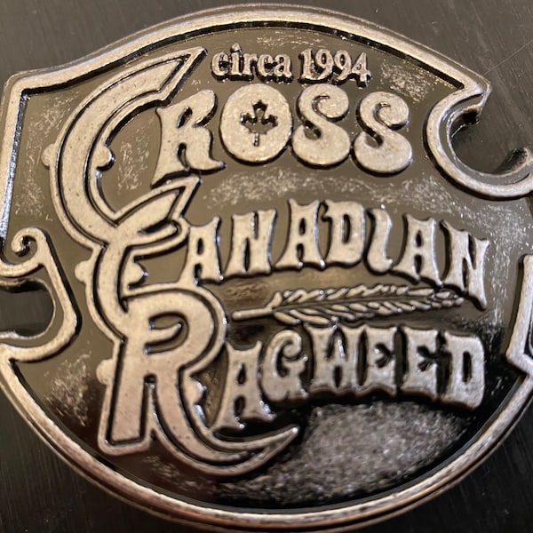 Circa 1994 Cross Canadian Ragweed Belt Buckle New