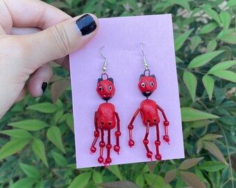 Devil Earrings | Devil Couple Earrings | Mexican Earrings