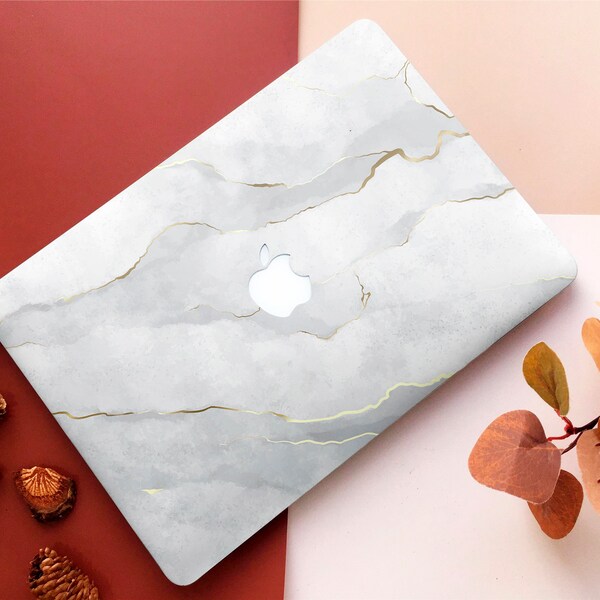Marble Laptop Case Etsy