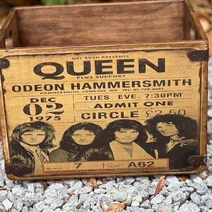 Retro Rustic Vinyl Record Boxes - Etsy UK