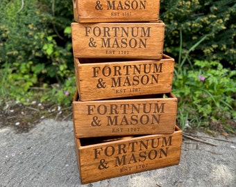 Rustic Wooden box F&M