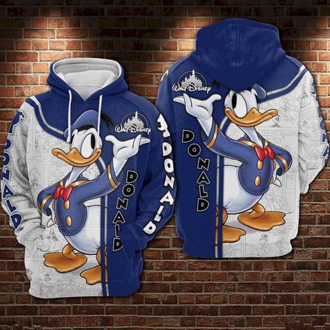 Donald Duck 9 3d Hoodie For Men For Women All Over Printed | Etsy