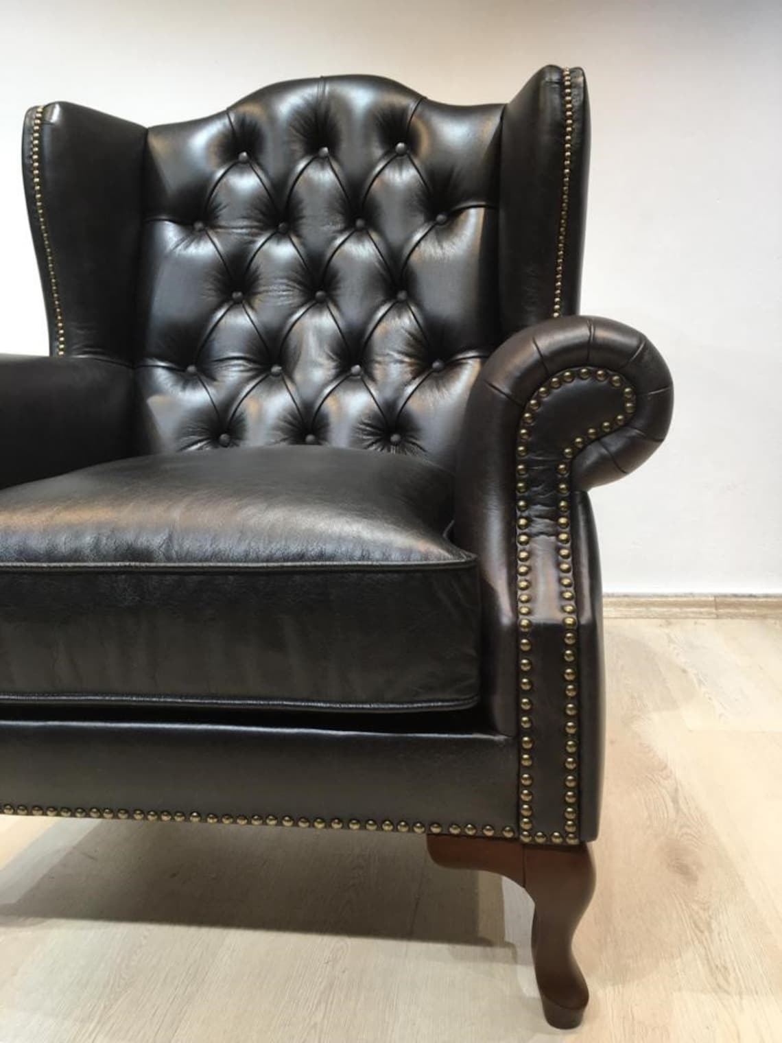 Sillones de calidad premium de cuero genuino hecho a mano Etsy