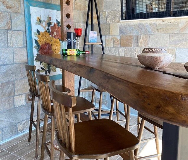 Bar Table Live Edge Bar Tableunique Design Bar Table Etsy Canada