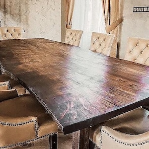 Natural  Solid  American Black Walnut,Walnut Office table,Walnut Desk Live Edge,Live Edge Black Walnut Kitchen Table,Dining Table