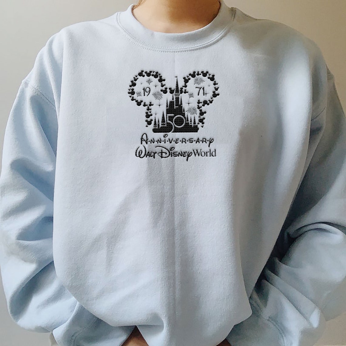 50th Anniversary Walt Disney World Sweatshirt WDW Sweatshirt Etsy
