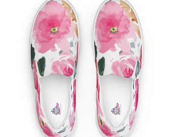 Women’s slip-on canvas shoes / Unique design with a purpose