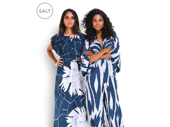 Kimono Sleeved Batik Jumpsuit / Tiger 