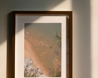 Scala dei Turchi Sicily Art Print · Aerial Beach Photography · Italy Wall Art · Mediterranean Sea Poster · Sicily Souvenir · Travel Decor