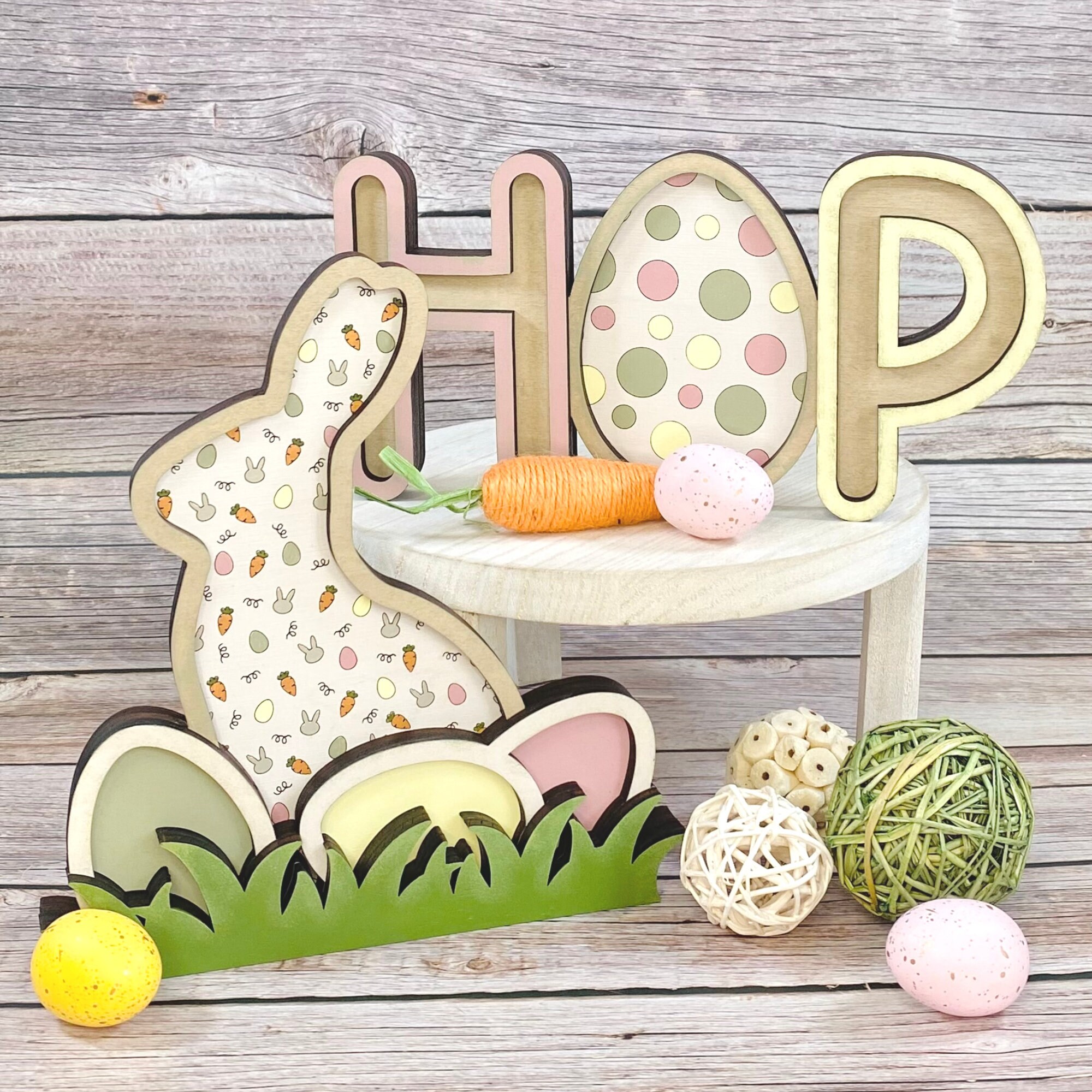 Easter Bunny Shelf Sitter SVG Laser Cut File (digital Download) - Etsy