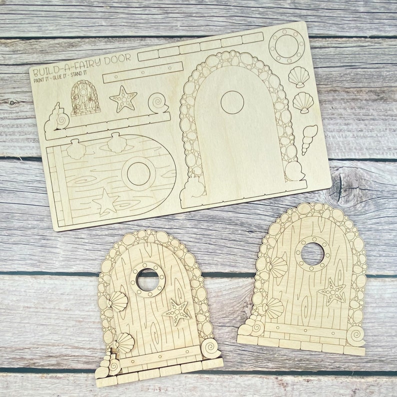 Pop-Out-pysselkit för älvor: DIY-älvhus, laserskuren SVG (digital fil) bild 7