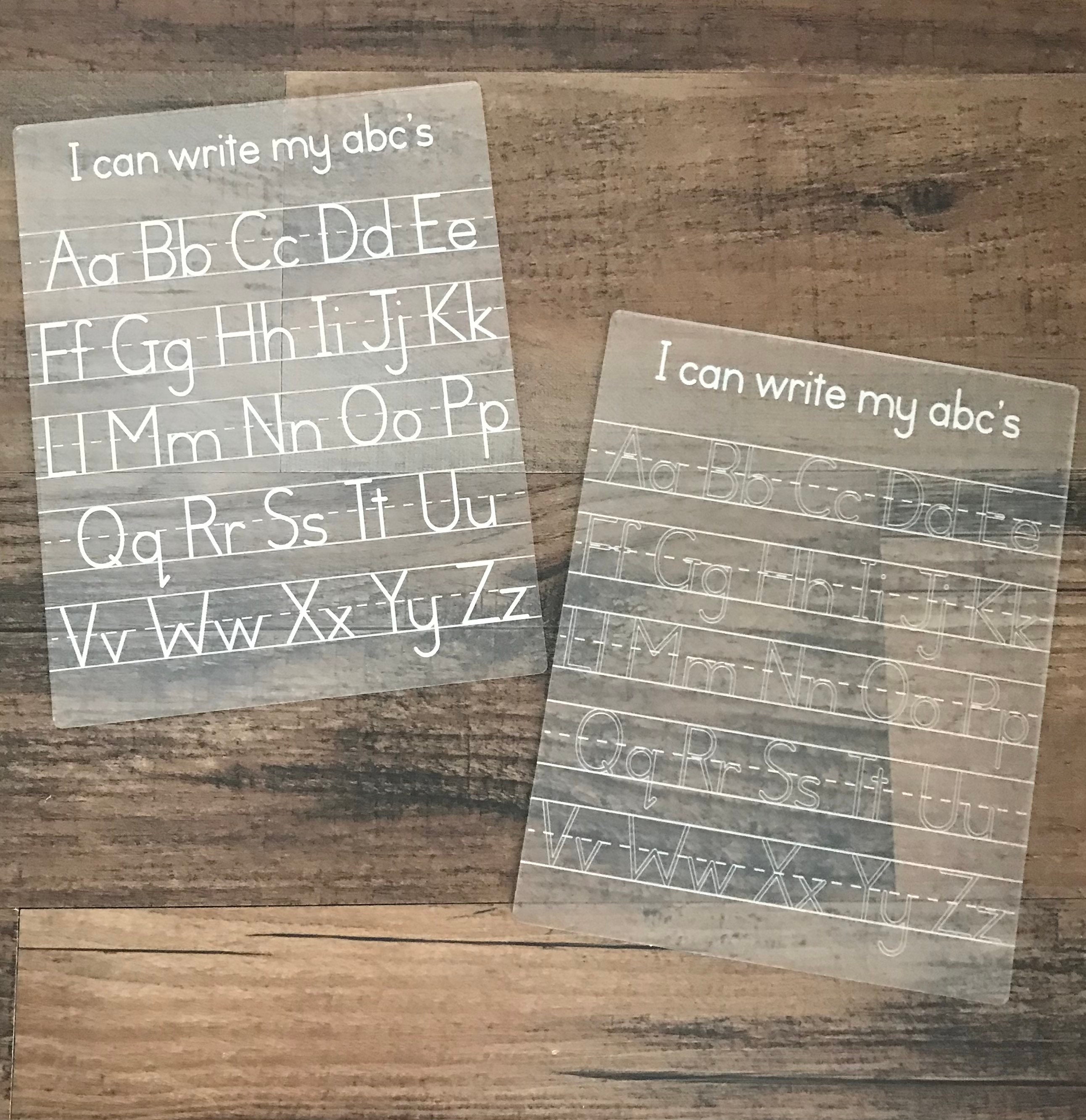 Trae Letters Svg Dry Erase Learning Boards: Trace Letters, Numbers, Shapes (SVG Digital ...