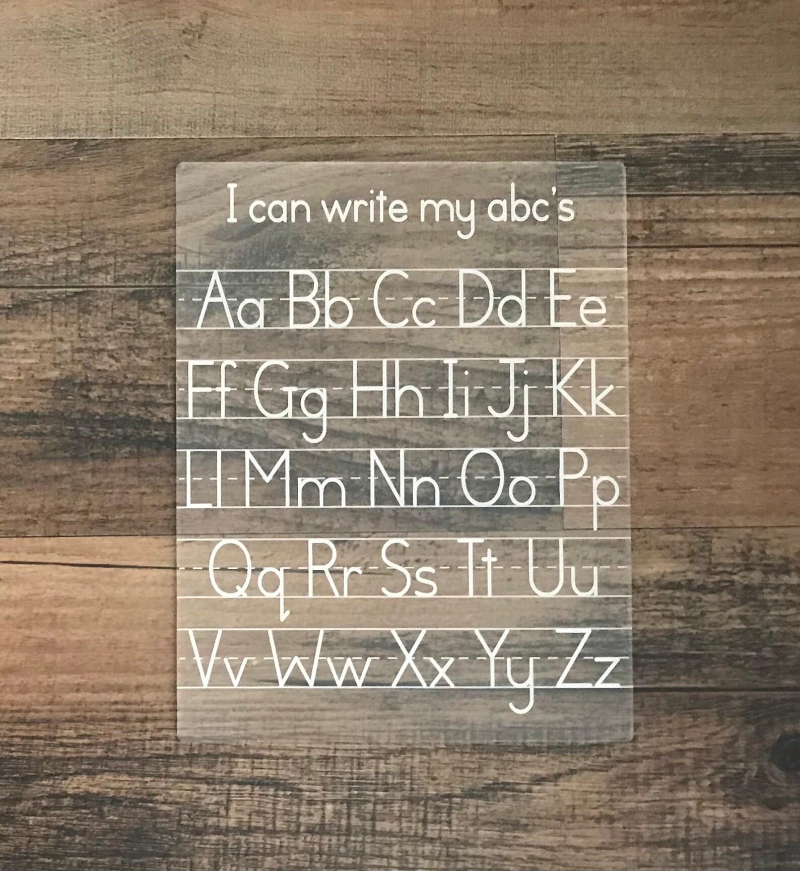 Dry Erase Boards Dry Erase Learning Boards Practice Writing Etsy