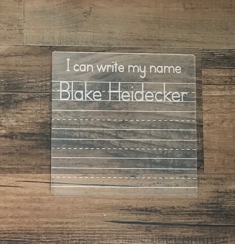 Dry Erase Boards Dry Erase Learning Boards Practice Writing Etsy