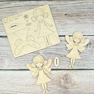 Pop-Out-pysselkit för älvor: DIY-älvhus, laserskuren SVG (digital fil) bild 5