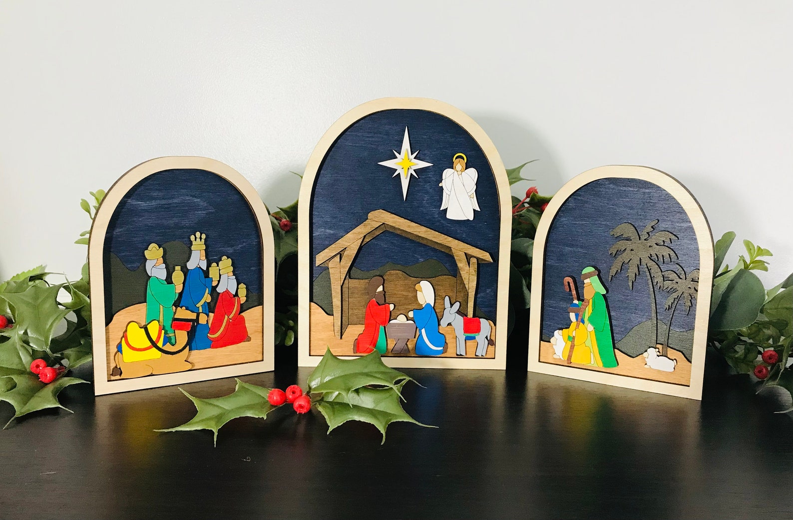 Nativity Scene Laser Cut File Digital File Etsy
