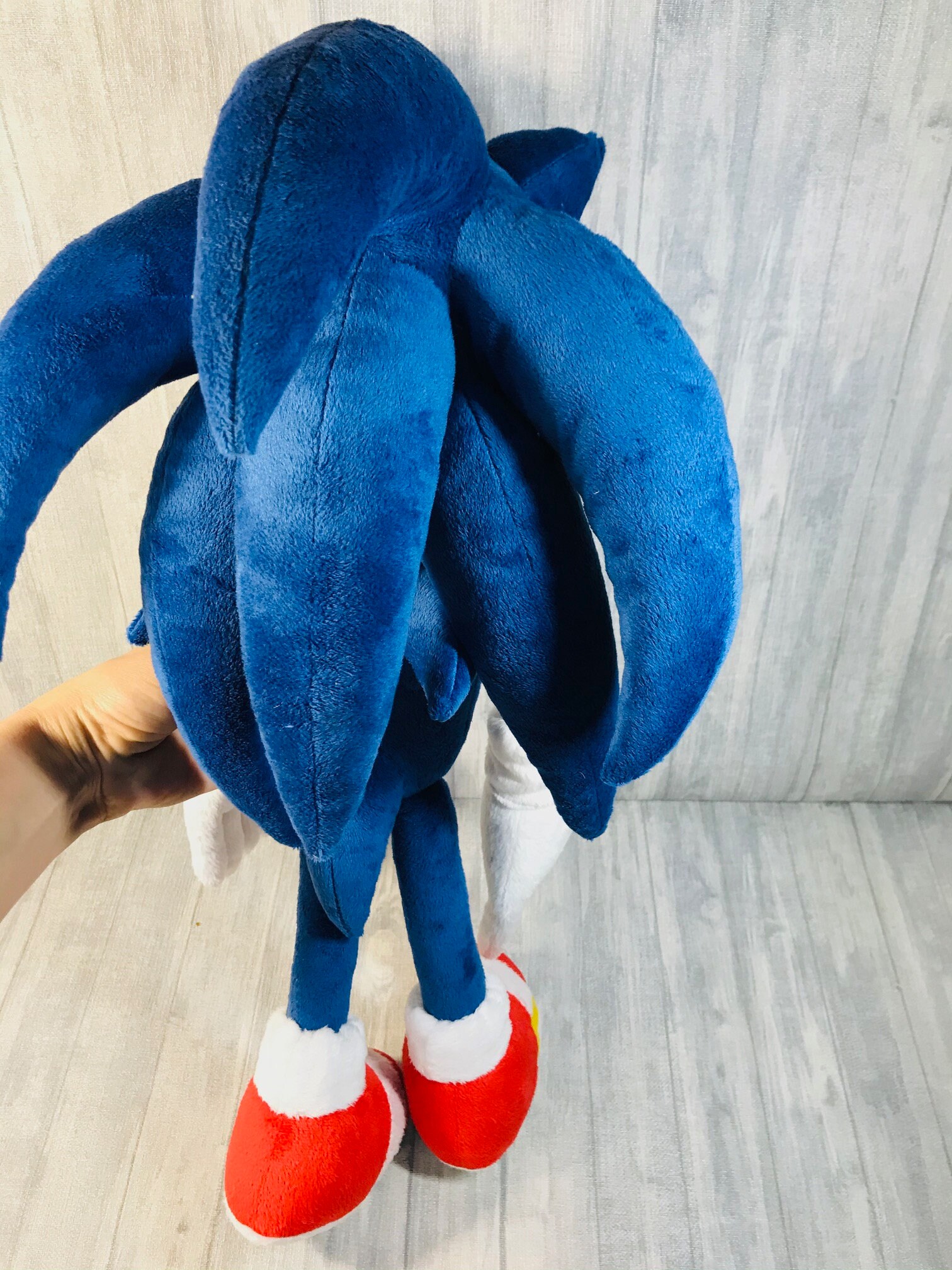 Juguete de peluche sónico, peluche personalizado, inspirado en el juguete  de peluche Sonic E X E, 50 cm / 19 pulgadas, minky, hecho a pedido. -   México