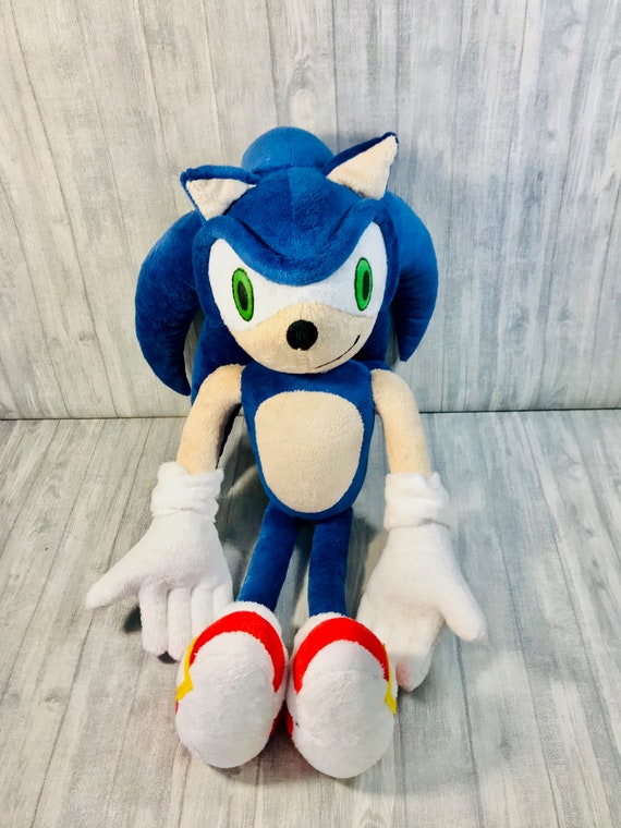 Juguete de peluche sónico, peluche personalizado, inspirado en el juguete  de peluche Sonic E X E, 50 cm / 19 pulgadas, minky, hecho a pedido. -   España