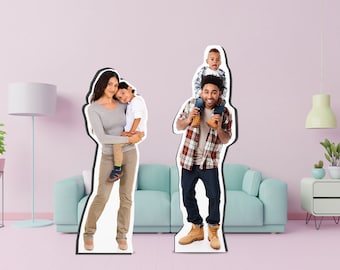 Life-Size Standup Families - Made with Better than Cardboard Material