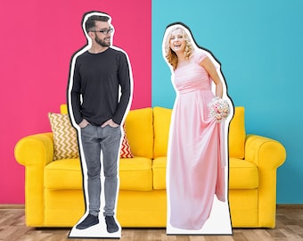 Custom Life-size Standups for Bachelor or Bachelorette Parties