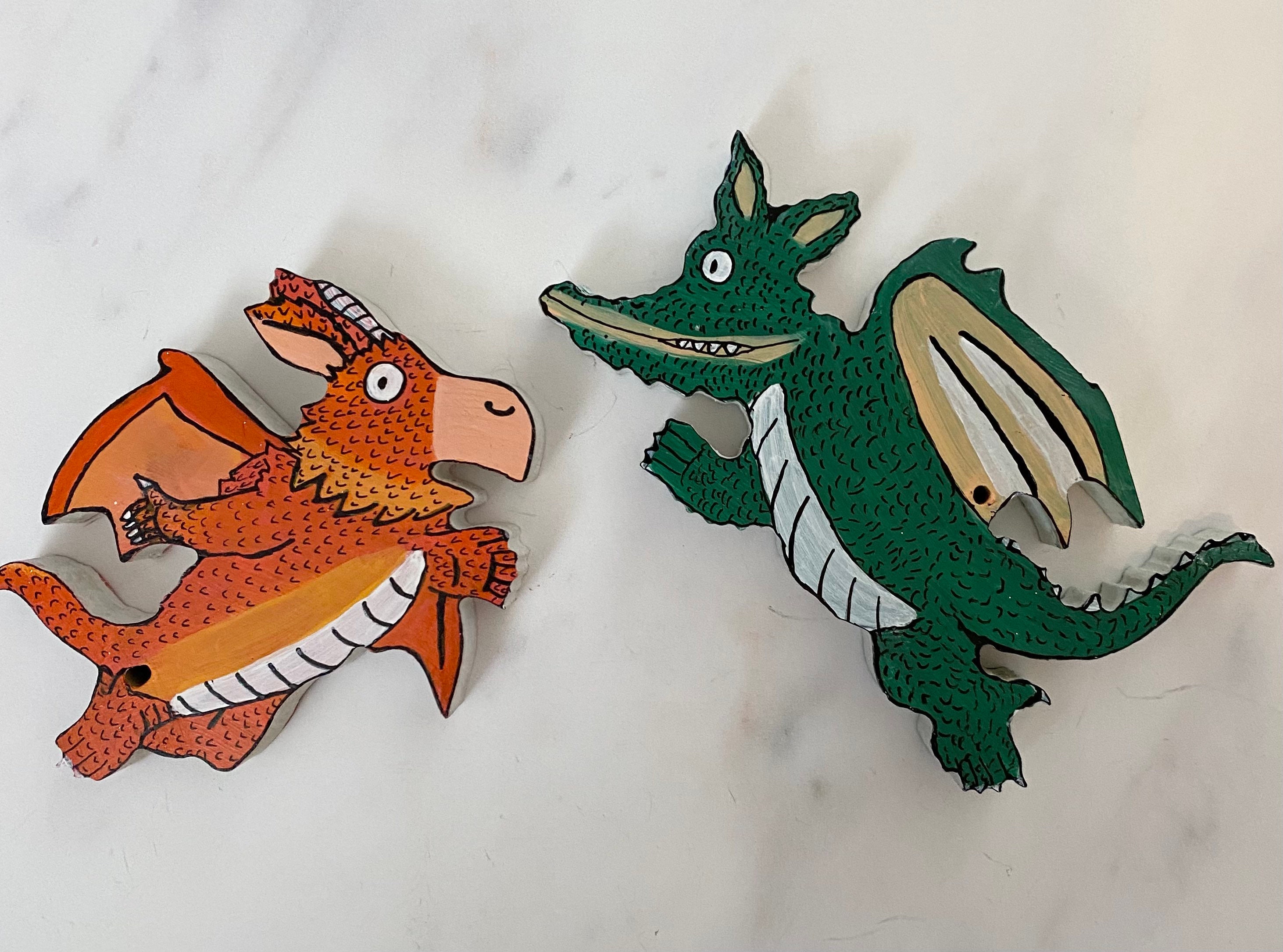 Hand painted Zog storybook figures | Etsy