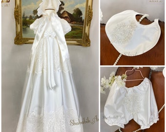 Catherine CHRISTENING GOWN  | Christening gown for baby girl | Christening gown for babies | Lace Christening Gowns | baptism Dress