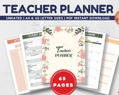 Undated Teacher Planner | Lesson Organizer (PDF Pattern)