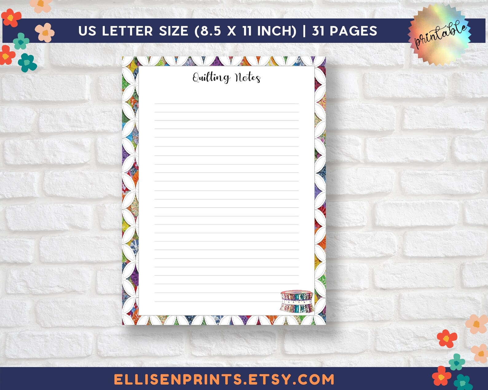 Quilt Journal Printable Quilting Journal Pages Quilt Sewing - Etsy