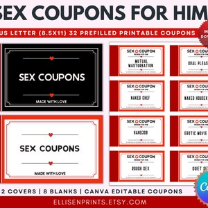 Love Sex Coupons Etsy