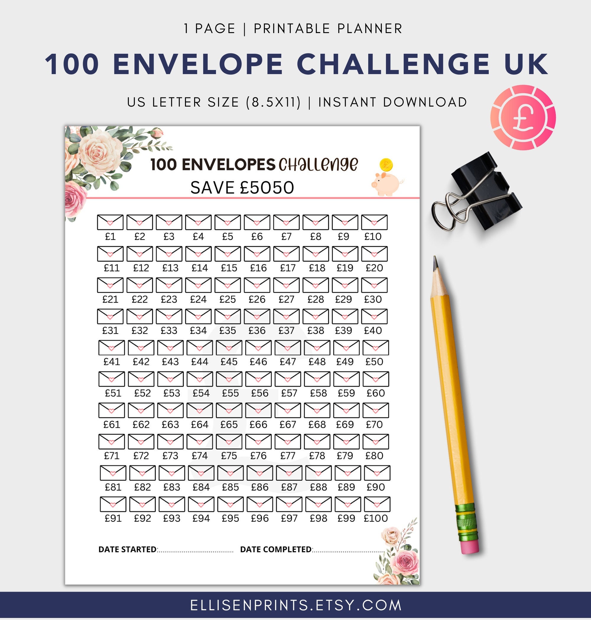 Money Saving Tips printable Savings Trick reusable Savings - Etsy