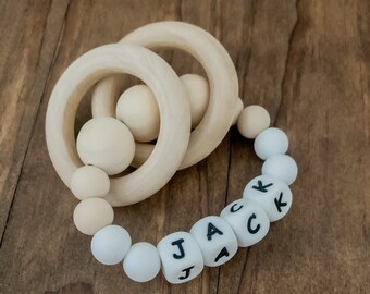 personalized rattle