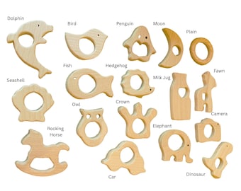 Unfinished Wooden Teethers