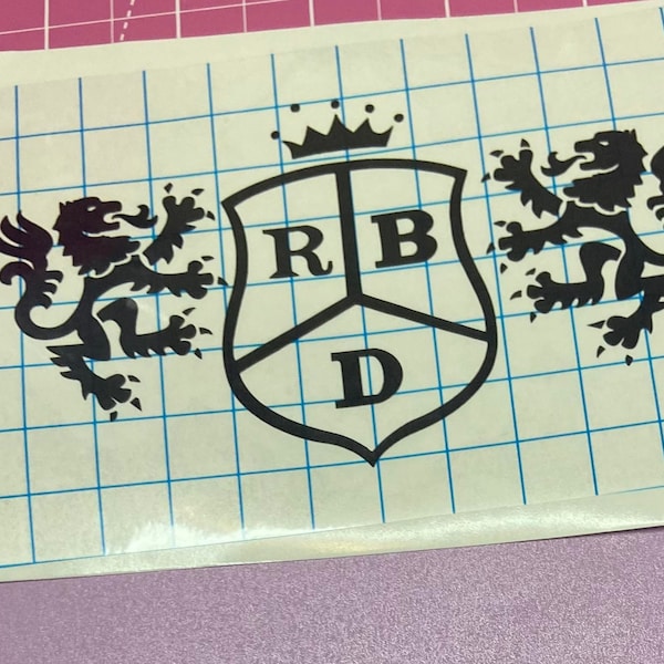 Rebelde RBD car decal sticker