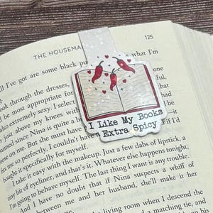 Spicy bookmark spicy magnetic bookmark handmade bookmark gift card stock bookmark bookish gift reading smut book