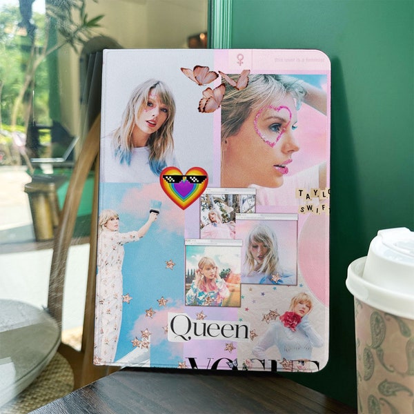 Taylor Lover iPad Case Pencil With Holder iPad 9.7"/10.2"/10.5"/10.9''/11 inch iPad Air 2/3/4 Mini 6/5/4/3/2/1 iPad Pro iPad 2022