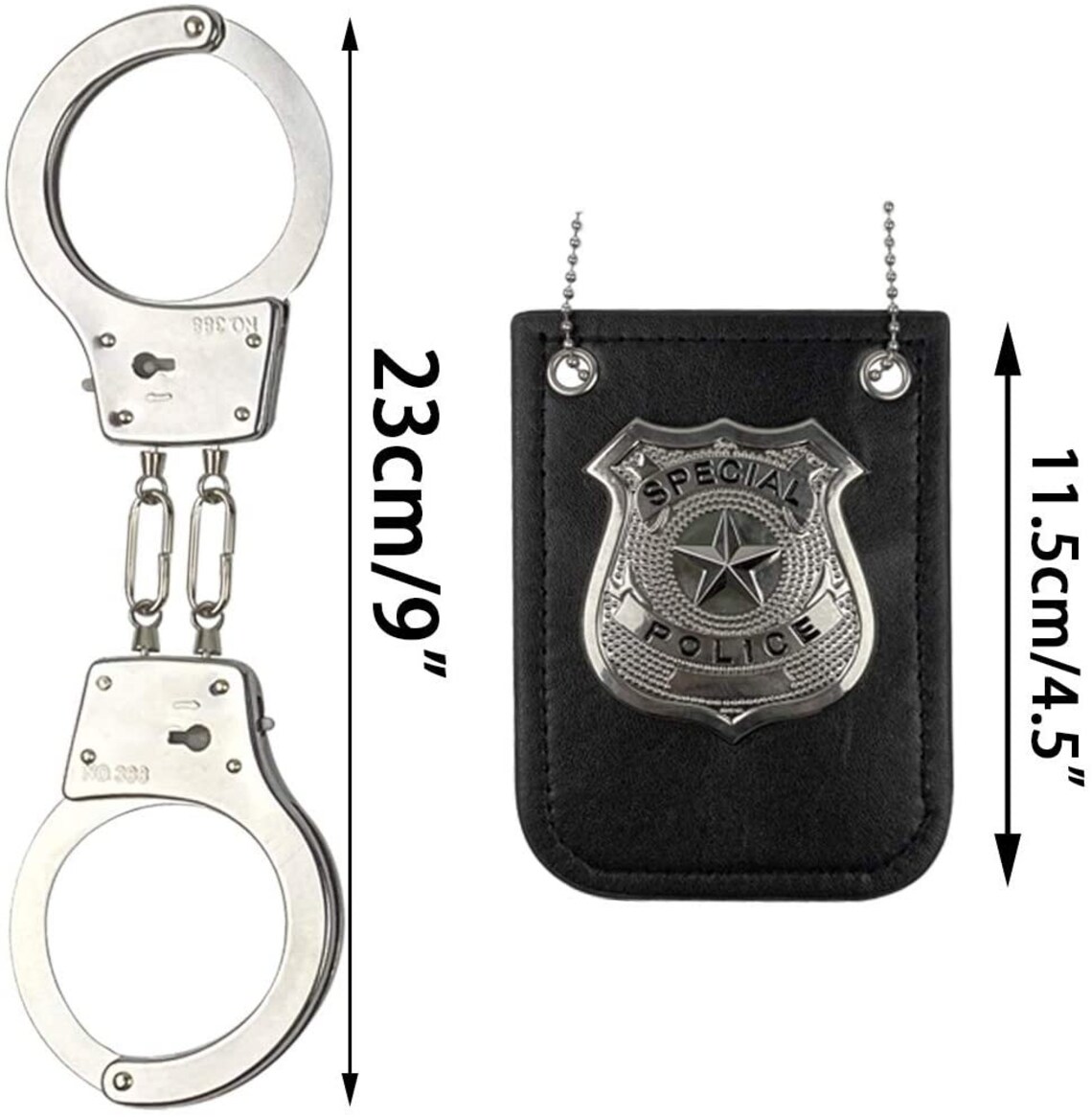 Police Badge and Handcuffs Toys Cop Pretend Role Play Set for Etsy